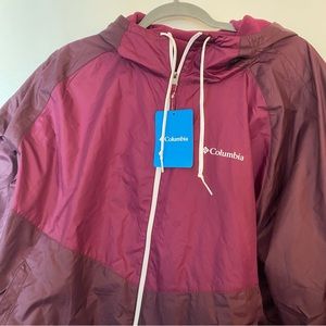 NWT Columbia lined windbreaker size XXL